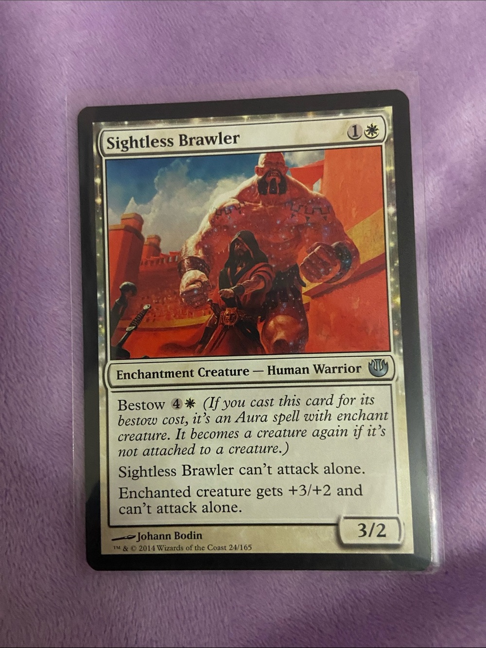 Sightless Brawler Magic: The Gathering Card - White